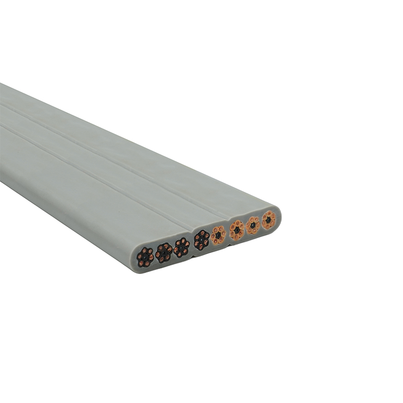 Koperen kern PVC geïsoleerde PVC mantellift platte kabel