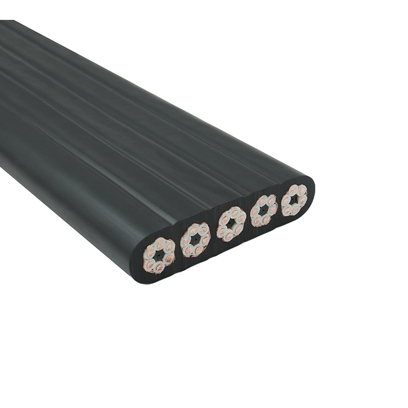 Samengestelde mantel afgeschermde kraan die platte kabel verplaatst