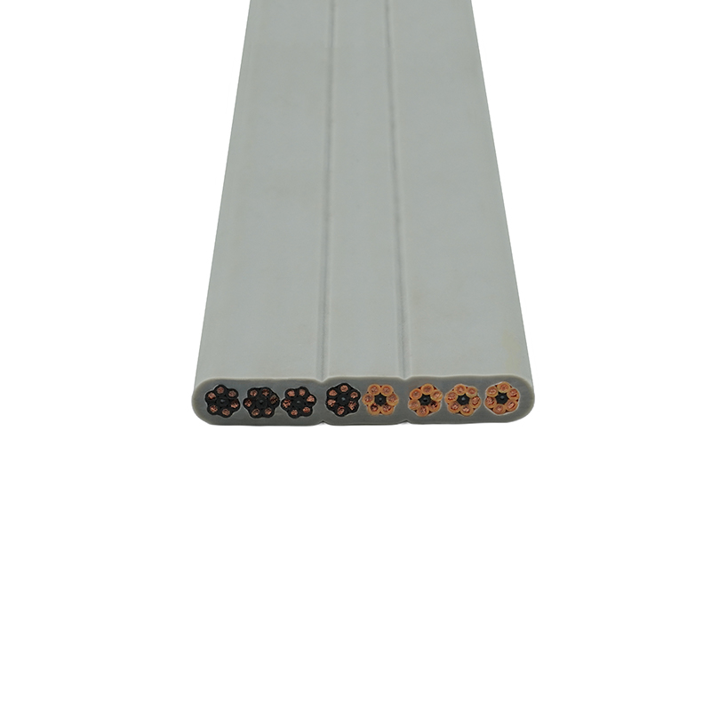 Koperen kern PVC geïsoleerde PVC mantellift platte kabel