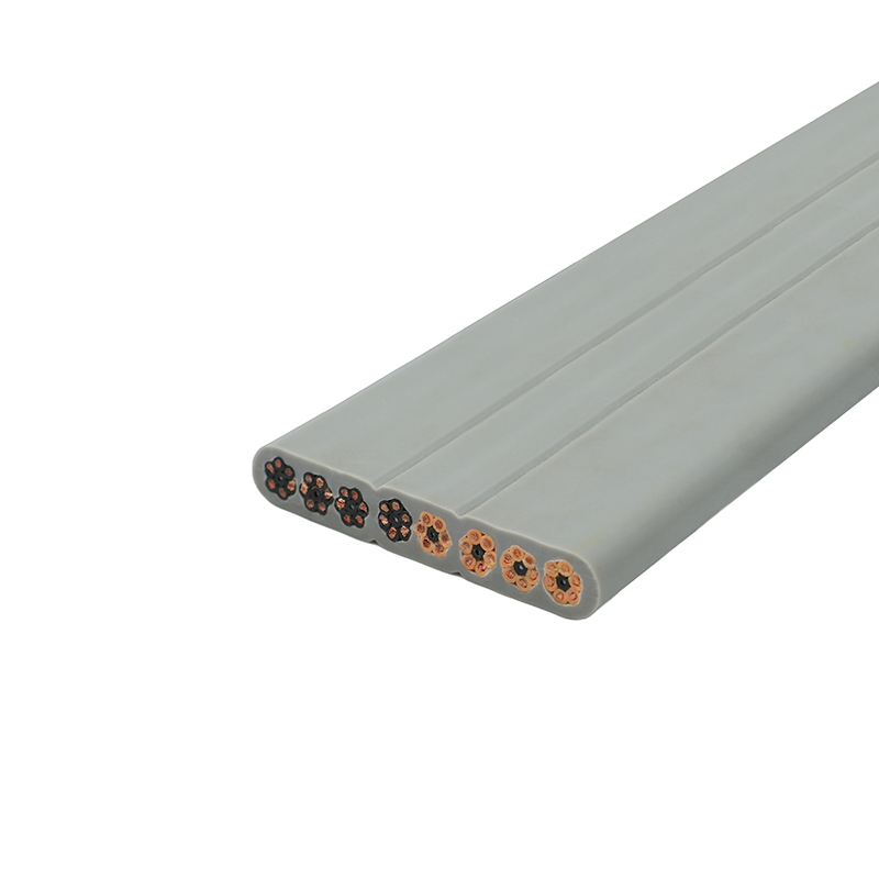 Koperen kern PVC geïsoleerde PVC mantellift platte kabel