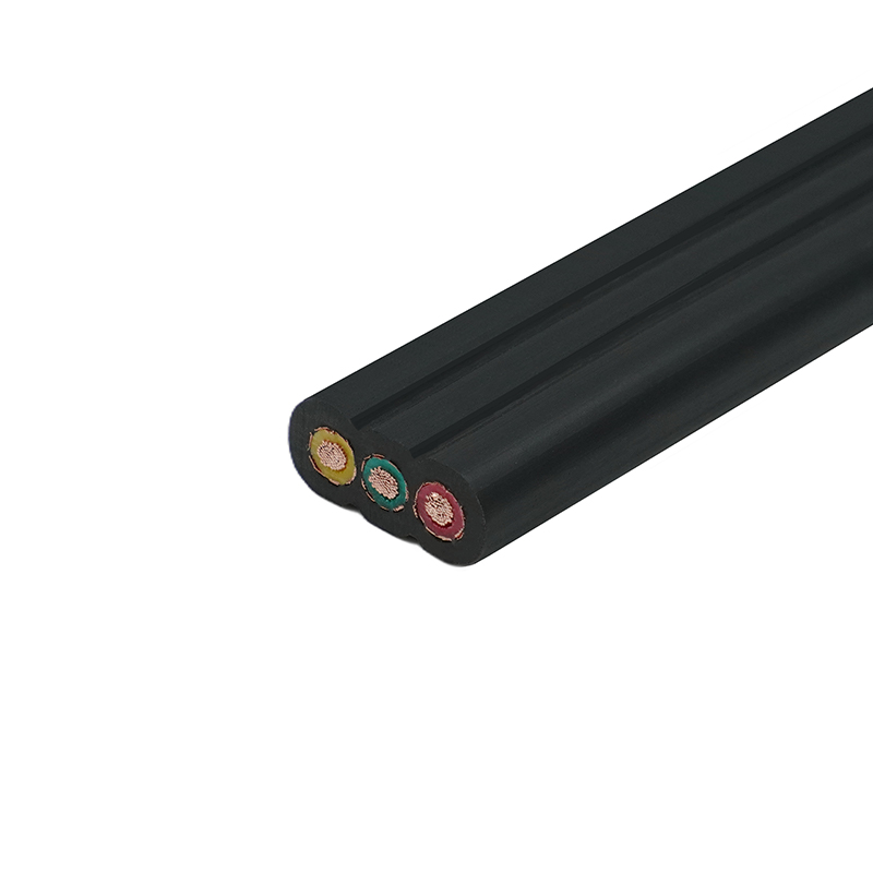 Koperen kern PVC geïsoleerde PVC mantel afgeschermde lift platte kabel