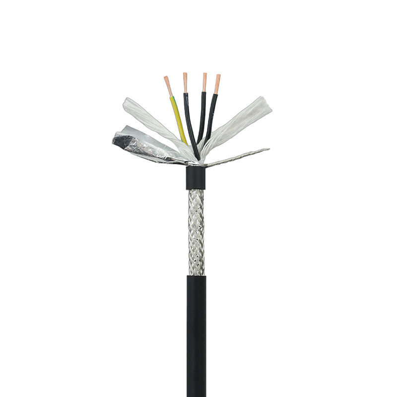 Flexibele afgeschermde, getwiste kabel met sleepketting