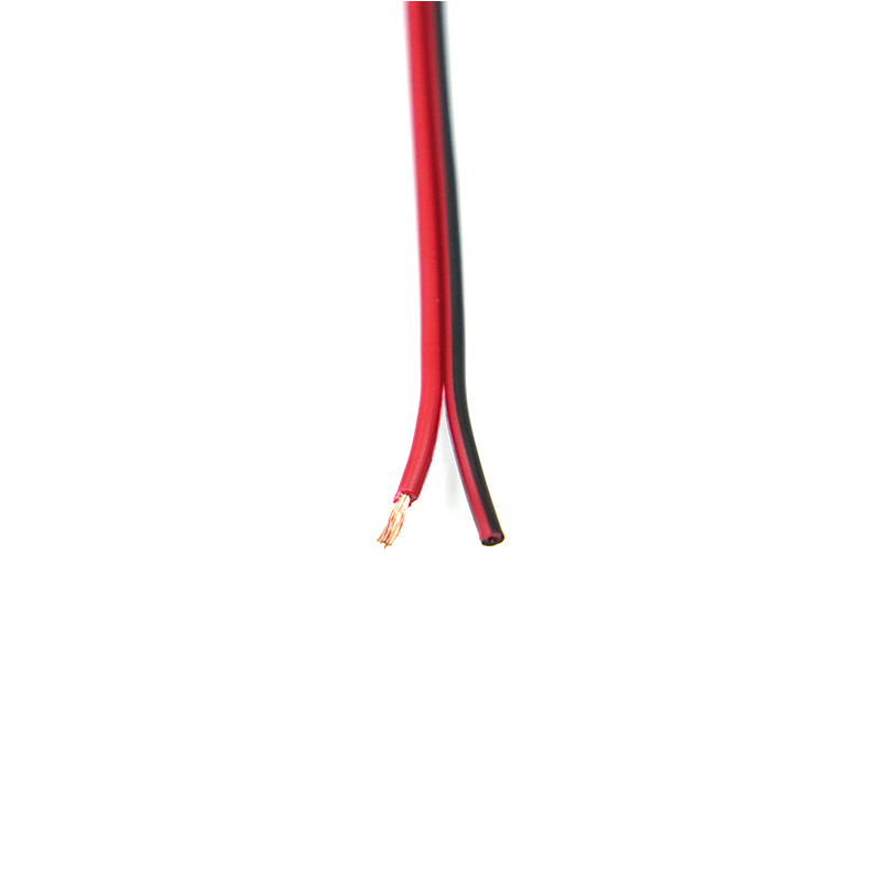 Rood-zwarte parallelle Twin-kabel