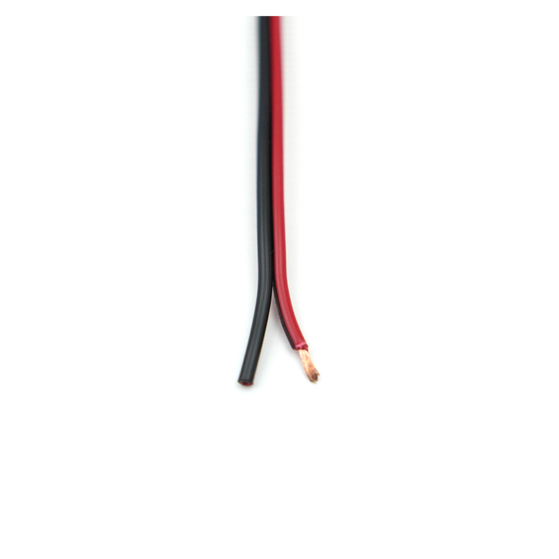 Rood-zwarte parallelle Twin-kabel