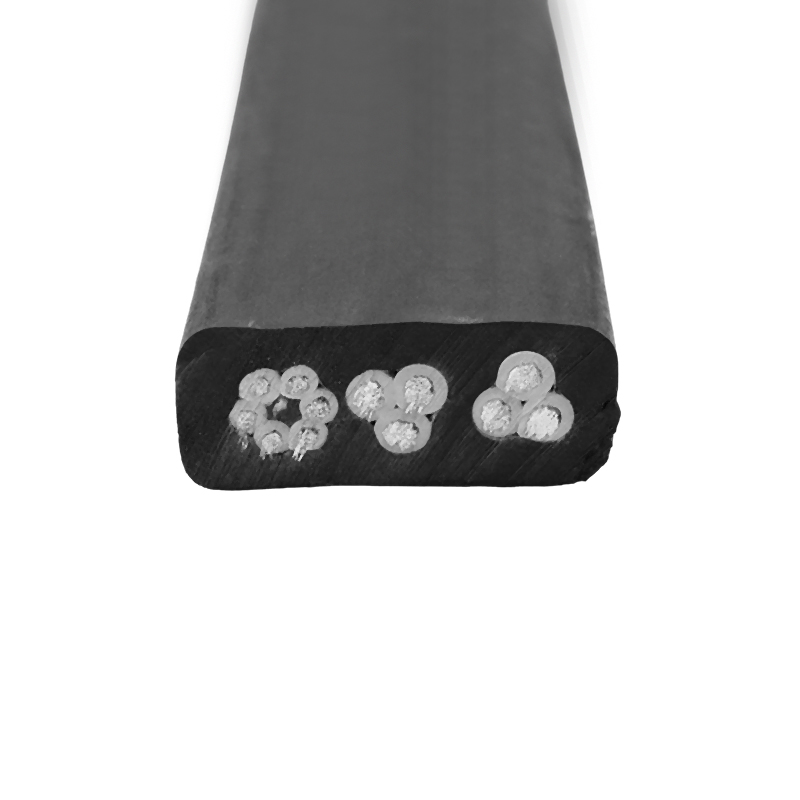 Medium platte algemene rubberen kabel